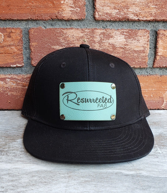 Hat - Light Teal Patch
